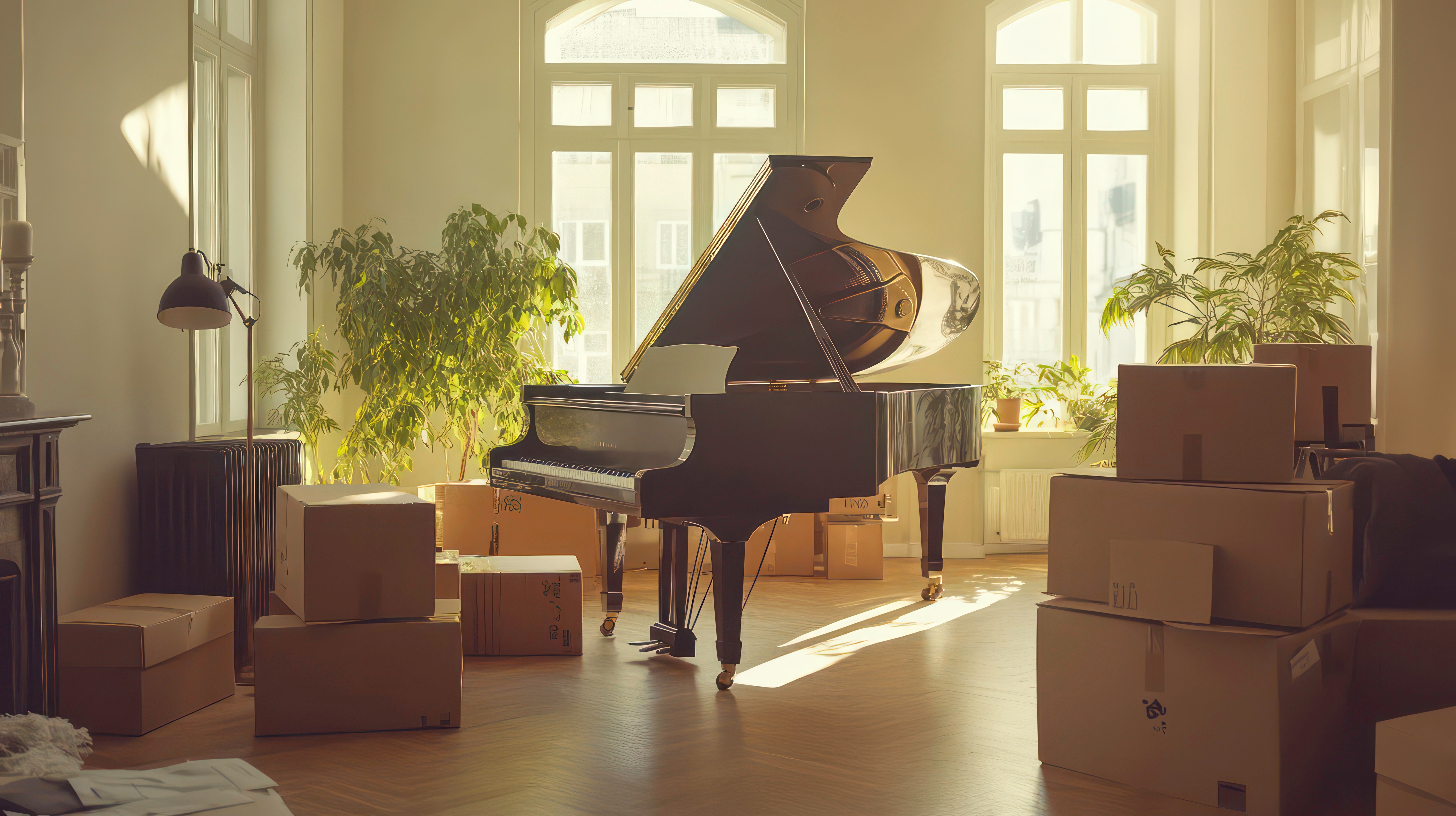 Klaviertransport mit Hummert